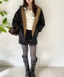 Vipoa（ヴィポア）の「リバーシブルボアジャケット（その他アウター）」