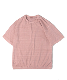 HOOVES（フーブス）の「ガーメントダイショートスリーブ [ウォッシュドピンク]（Tシャツ/カットソー）」