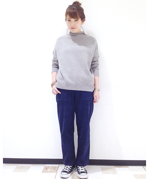 mystic（ミスティック）の「【mystic】コーデュロイパンツ（その他パンツ・レディース・ベージュ/オフホワイト/ブルー・1/2）」の13枚目の写真