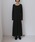 sahara�i�T�n���j�́uUneck Rib Long Dress/���[�l�b�N���u�����O�h���X�i�����s�[�X�j�v�b�u���b�N
