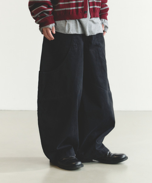 eastserviceshop（イーストサービスショップ）の「ガーデニングコットンパンツ - ウォッシュドブラック（その他パンツ・レディース・ブラック・FREE/MEDIUM/LARGE）」の3枚目の写真