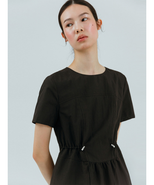 ETMON（エトモン）の「String Stopper Dress, Black（ワンピース・レディース・その他・S/M）」の2枚目の写真