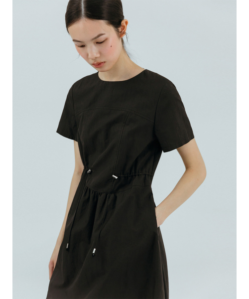 ETMON（エトモン）の「String Stopper Dress, Black（ワンピース・レディース・その他・S/M）」の5枚目の写真