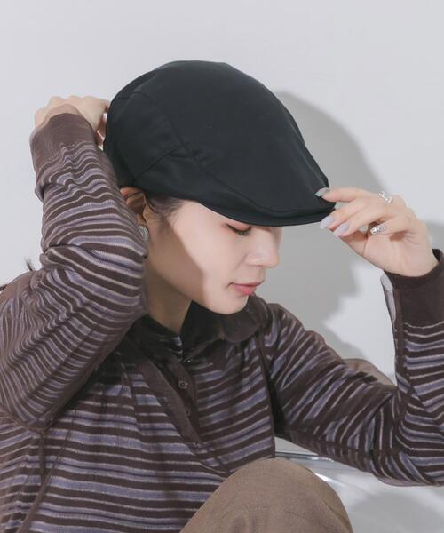SMELLY（スメリー）の「ドロストハンチング（ハンチング/ベレー帽・レディース・ブラウン/ブラック・-）」の2枚目の写真