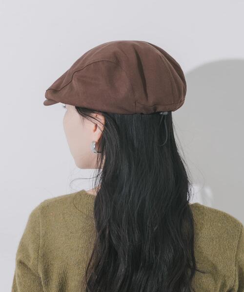 SMELLY（スメリー）の「ドロストハンチング（ハンチング/ベレー帽・レディース・ブラウン/ブラック・-）」の4枚目の写真