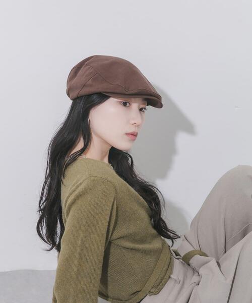 SMELLY（スメリー）の「ドロストハンチング（ハンチング/ベレー帽・レディース・ブラウン/ブラック・-）」の5枚目の写真