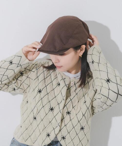 SMELLY（スメリー）の「ドロストハンチング（ハンチング/ベレー帽・レディース・ブラウン/ブラック・-）」の6枚目の写真