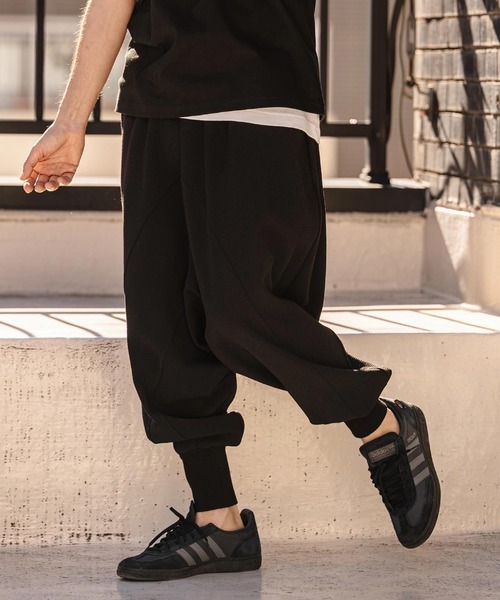 CAMBIO(カンビオ)の「mp14534-Sarouel Jogger Pants サルエルジョガーパンツ(S66326cmb)(その他パンツ・メンズ・ブラック/ネイビー/チャコール/キナリ・S/M/L)」の1枚目の写真