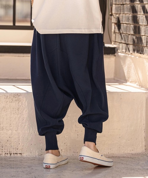 CAMBIO(カンビオ)の「mp14534-Sarouel Jogger Pants サルエルジョガーパンツ(S66326cmb)(その他パンツ・メンズ・ブラック/ネイビー/チャコール/キナリ・S/M/L)」の6枚目の写真