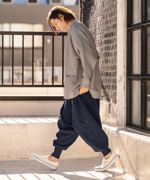 CAMBIO(カンビオ)の「mp14534-Sarouel Jogger Pants サルエルジョガーパンツ(S66326cmb)(その他パンツ・メンズ・ブラック/ネイビー/チャコール/キナリ・S/M/L)」の7枚目の写真