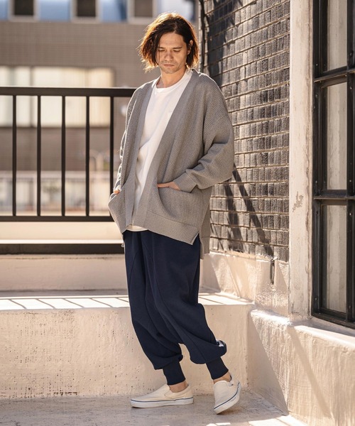 CAMBIO(カンビオ)の「mp14534-Sarouel Jogger Pants サルエルジョガーパンツ(S66326cmb)(その他パンツ・メンズ・ブラック/ネイビー/チャコール/キナリ・S/M/L)」の8枚目の写真