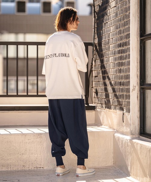 CAMBIO(カンビオ)の「mp14534-Sarouel Jogger Pants サルエルジョガーパンツ(S66326cmb)(その他パンツ・メンズ・ブラック/ネイビー/チャコール/キナリ・S/M/L)」の9枚目の写真