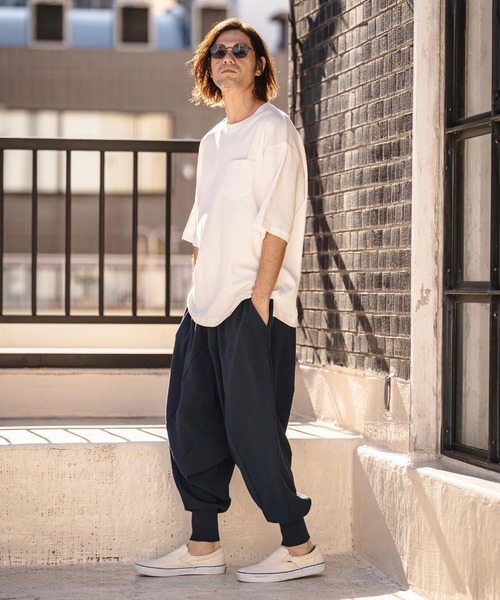 CAMBIO(カンビオ)の「mp14534-Sarouel Jogger Pants サルエルジョガーパンツ(S66326cmb)(その他パンツ・メンズ・ブラック/ネイビー/チャコール/キナリ・S/M/L)」の10枚目の写真