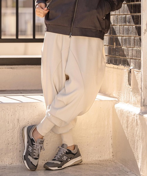 CAMBIO(カンビオ)の「mp14534-Sarouel Jogger Pants サルエルジョガーパンツ(S66326cmb)(その他パンツ・メンズ・ブラック/ネイビー/チャコール/キナリ・S/M/L)」の11枚目の写真