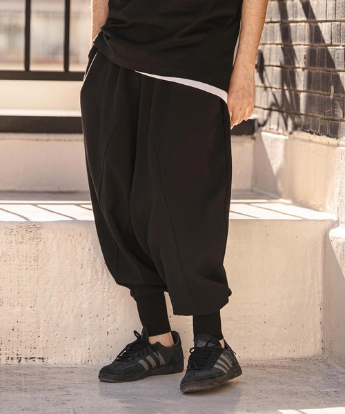 CAMBIO(カンビオ)の「mp14534-Sarouel Jogger Pants サルエルジョガーパンツ(S66326cmb)(その他パンツ・メンズ・ブラック/ネイビー/チャコール/キナリ・S/M/L)」の15枚目の写真
