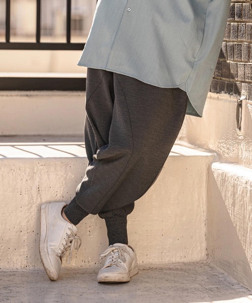 CAMBIO(カンビオ)の「mp14534-Sarouel Jogger Pants サルエルジョガーパンツ(S66326cmb)(その他パンツ・メンズ・ブラック/ネイビー/チャコール/キナリ・S/M/L)」の19枚目の写真