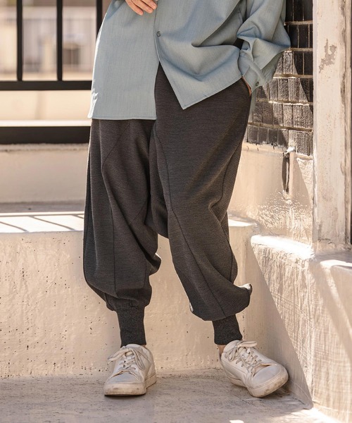 CAMBIO(カンビオ)の「mp14534-Sarouel Jogger Pants サルエルジョガーパンツ(S66326cmb)(その他パンツ・メンズ・ブラック/ネイビー/チャコール/キナリ・S/M/L)」の20枚目の写真