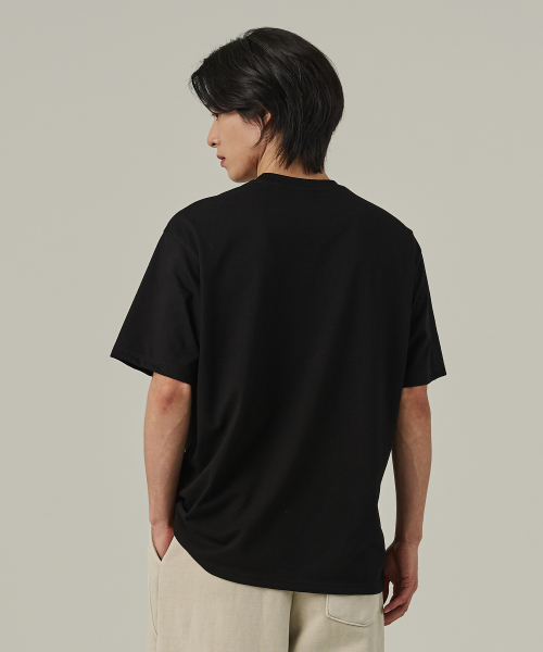 ANALOG MOOD(アナログムード)の「ベーシックロゴ半袖Tシャツ(ブラック)(Tシャツ/カットソー・メンズ・その他・S/M/L/XL/2XL)」の3枚目の写真