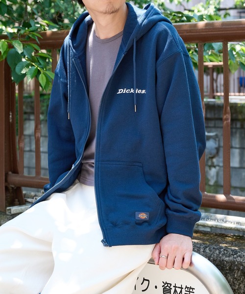 Dickies(ディッキーズ)の「【Dickies】裏起毛 フルZIPパーカー 4422-5704(パーカー・メンズ・ホワイト/ブルー/ブラック・XL/L/M)」の3枚目の写真