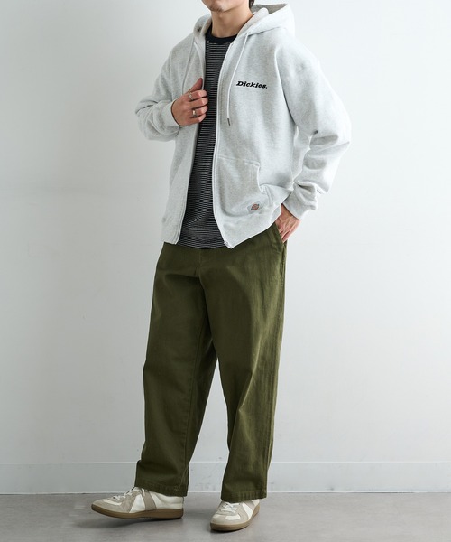Dickies(ディッキーズ)の「【Dickies】裏起毛 フルZIPパーカー 4422-5704(パーカー・メンズ・ホワイト/ブルー/ブラック・XL/L/M)」の11枚目の写真