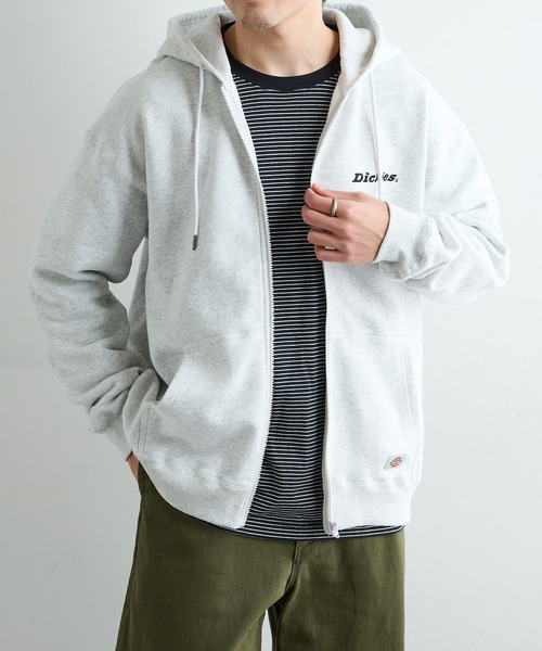 Dickies(ディッキーズ)の「【Dickies】裏起毛 フルZIPパーカー 4422-5704(パーカー・メンズ・ホワイト/ブルー/ブラック・XL/L/M)」の21枚目の写真