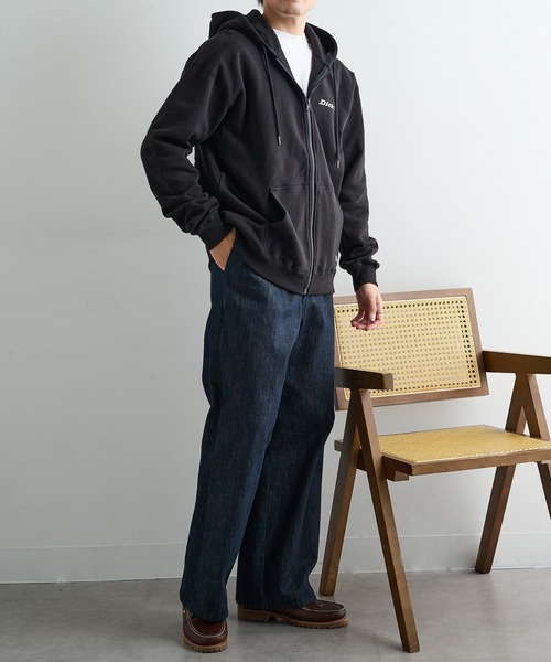 Dickies(ディッキーズ)の「【Dickies】裏起毛 フルZIPパーカー 4422-5704(パーカー・メンズ・ホワイト/ブルー/ブラック・XL/L/M)」の14枚目の写真