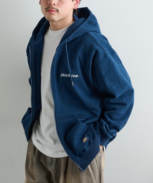 Dickies(ディッキーズ)の「【Dickies】裏起毛 フルZIPパーカー 4422-5704(パーカー・メンズ・ホワイト/ブルー/ブラック・XL/L/M)」の9枚目の写真
