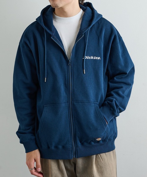 Dickies(ディッキーズ)の「【Dickies】裏起毛 フルZIPパーカー 4422-5704(パーカー・メンズ・ホワイト/ブルー/ブラック・XL/L/M)」の8枚目の写真