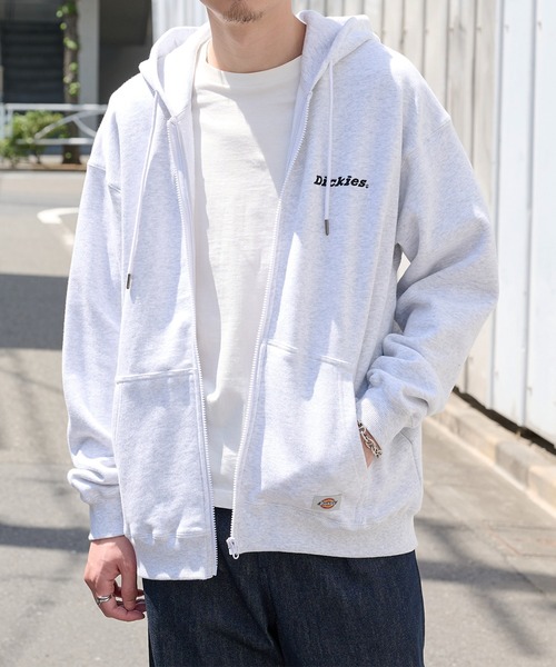 Dickies(ディッキーズ)の「【Dickies】裏起毛 フルZIPパーカー 4422-5704(パーカー・メンズ・ホワイト/ブルー/ブラック・XL/L/M)」の7枚目の写真