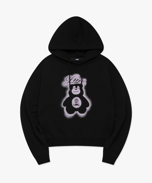 LMCの「WM SPRAY BEAR CROPPED HOODIE black(パーカー・レディース・その他・S/M)」の3枚目の写真