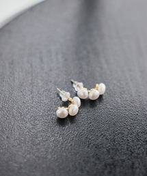 studio CLIP | 3パールピアス(ピアス（両耳用）)