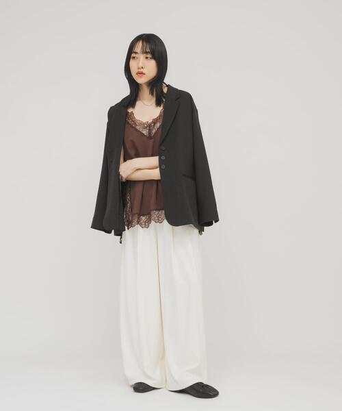 KBF（ケイビーエフ）の「フリルスリーブテーラードジャケット（その他アウター・レディース・チャコールグレー/グレー系その他・ONE）」の20枚目の写真