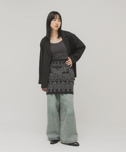 KBF（ケイビーエフ）の「フリルスリーブテーラードジャケット（その他アウター・レディース・チャコールグレー/グレー系その他・ONE）」の21枚目の写真