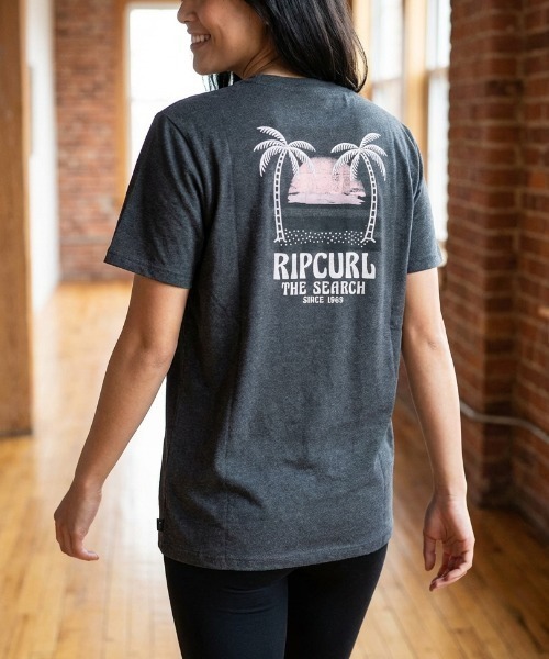 rip curl(リップカール)の「【RIPCURL(リップカール)】バックプリント Tシャツ(Tシャツ/カットソー・レディース・ブラック系その他/グレー系その他3・SMALL)」の1枚目の写真
