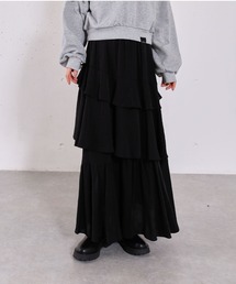 archives | リンクルフリルティアードスカート(スカート)