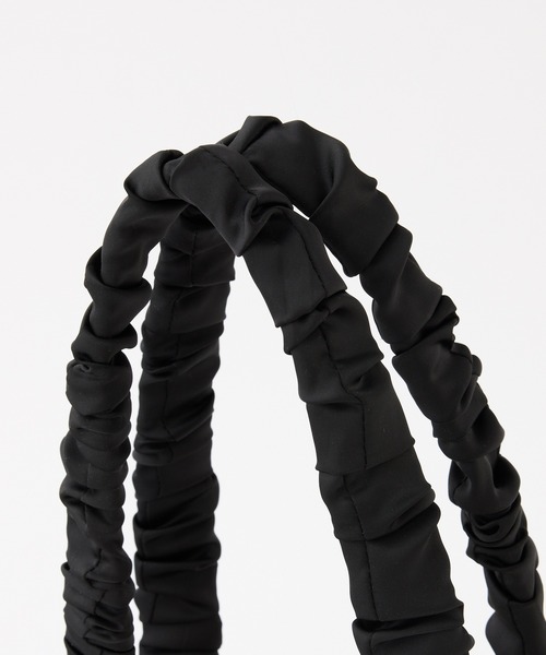 one after another NICE CLAUP（ワンアフターアナザーナイスクラップ）の「A4サイズ対応・キャリーオン可能/ギャザーハンドルトートバッグ（トートバッグ・レディース・ピンクベージュ/ブルー系その他/ホワイト×ブラック/アイボリー/ホワイト系その他/サックスブルー・FREE）」の20枚目の写真