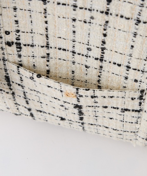 one after another NICE CLAUP（ワンアフターアナザーナイスクラップ）の「A4サイズ対応・キャリーオン可能/ギャザーハンドルトートバッグ（トートバッグ・レディース・ピンクベージュ/ブルー系その他/ホワイト×ブラック/アイボリー/ホワイト系その他/サックスブルー・FREE）」の7枚目の写真