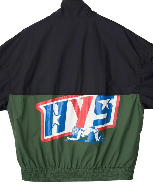 HYSTERIC GLAMOUR（ヒステリックグラマー）の「FAST STAR スタンドカラーブルゾン（ブルゾン・メンズ・ブラック/グリーン/ネイビー・SMALL/MEDIUM/LARGE/X-LARGE）」の8枚目の写真