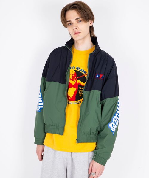 HYSTERIC GLAMOUR（ヒステリックグラマー）の「FAST STAR スタンドカラーブルゾン（ブルゾン・メンズ・ブラック/グリーン/ネイビー・SMALL/MEDIUM/LARGE/X-LARGE）」の9枚目の写真