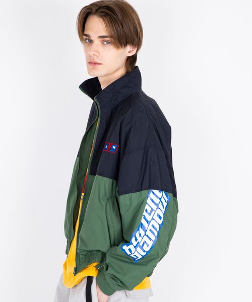 HYSTERIC GLAMOUR（ヒステリックグラマー）の「FAST STAR スタンドカラーブルゾン（ブルゾン・メンズ・ブラック/グリーン/ネイビー・SMALL/MEDIUM/LARGE/X-LARGE）」の10枚目の写真