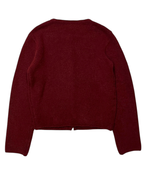 BORN SLIPPY（ボーンスリッピー）の「Soft Wool No-Heart Zip Cardigan (Red)（カーディガン/ボレロ・レディース・その他・FREE）」の4枚目の写真