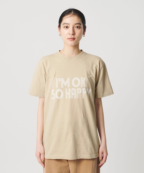 FUNG（ファング）の「【別注】＜FUNG＞プリント Tシャツ（Tシャツ/カットソー・レディース・ベージュ/ダークグレー/ホワイト・XS）」の14枚目の写真