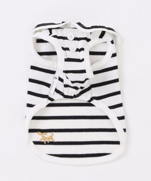 ROPE' PICNIC(ロペピクニック)の「ROPE' PICNIC/セーラーカラーボーダーカットソー(ペットウェア・レディース・ブラック/ブラウン・2M/2L/L/M/S/XS/2XS)」の17枚目の写真