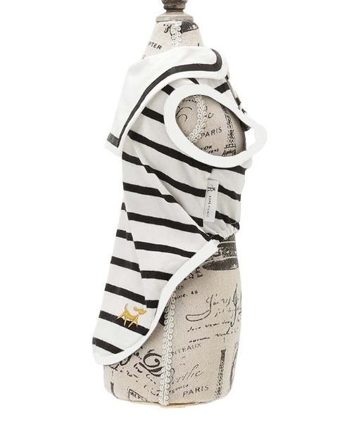 ROPE' PICNIC(ロペピクニック)の「ROPE' PICNIC/セーラーカラーボーダーカットソー(ペットウェア・レディース・ブラック/ブラウン・2M/2L/L/M/S/XS/2XS)」の8枚目の写真