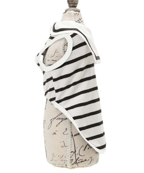 ROPE' PICNIC(ロペピクニック)の「ROPE' PICNIC/セーラーカラーボーダーカットソー(ペットウェア・レディース・ブラック/ブラウン・2M/2L/L/M/S/XS/2XS)」の10枚目の写真