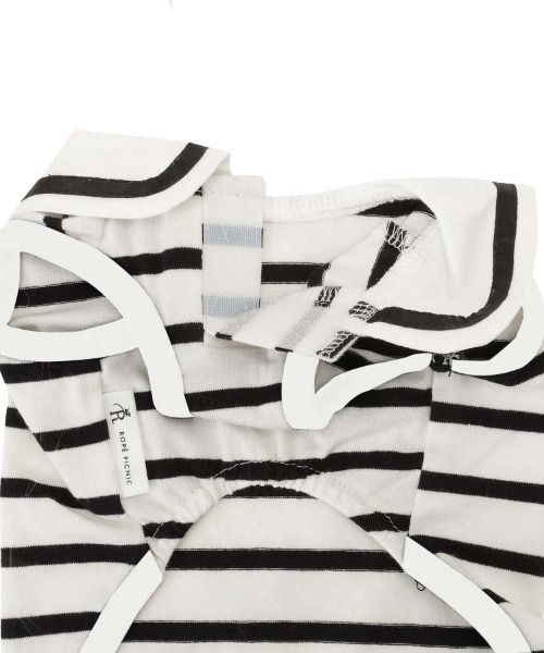 ROPE' PICNIC(ロペピクニック)の「ROPE' PICNIC/セーラーカラーボーダーカットソー(ペットウェア・レディース・ブラック/ブラウン・2M/2L/L/M/S/XS/2XS)」の14枚目の写真