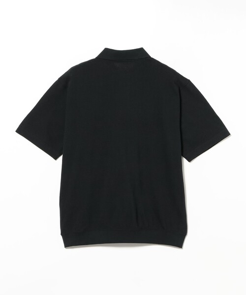 BEAMS(ビームス)の「メッシュ ボーダー ポロ【ワイドフィット】(ポロシャツ・メンズ・ブラック/グレー・L/S/M/XL)」の11枚目の写真