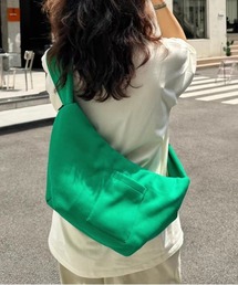 shyam inspiration（シャムインスピレーション）の「スウェット風ショルダーバッグ/ボディバッグ/結び調整可能（ショルダーバッグ）」