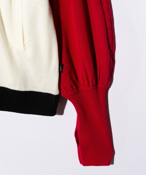 glamb（グラム）の「Knit Track Jacket / ニットトラックジャケット（ニット/セーター・メンズ・ホワイト/ブラック・M/L）」の16枚目の写真