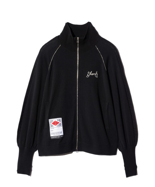 glamb（グラム）の「Knit Track Jacket / ニットトラックジャケット（ニット/セーター・メンズ・ホワイト/ブラック・M/L）」の4枚目の写真